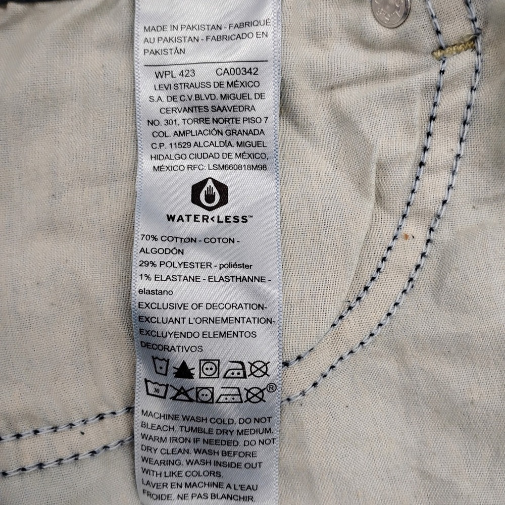 Signature by Levi Strauss Gold Label Mid-Rise Straight Jeans Blue 16M 94442-0080 - Picture 4 of 14